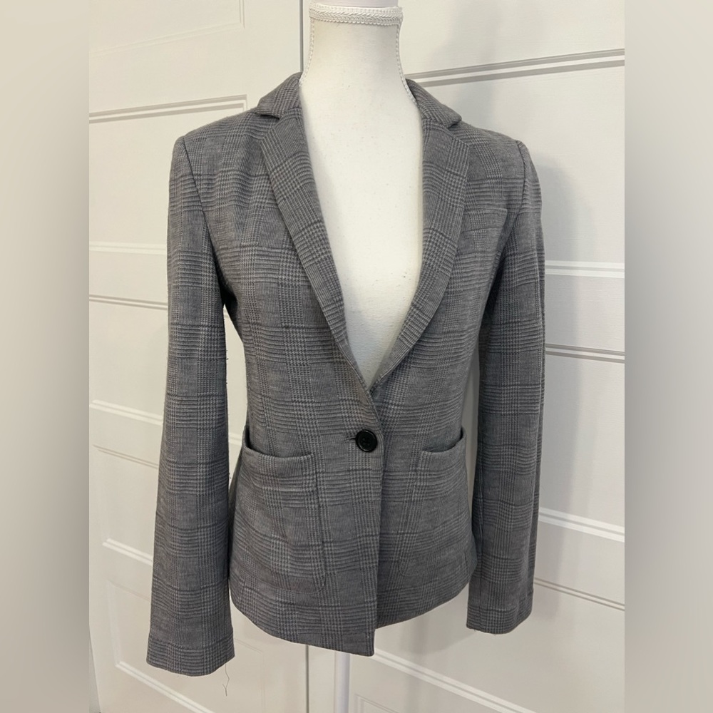 Blazer jacket plaid